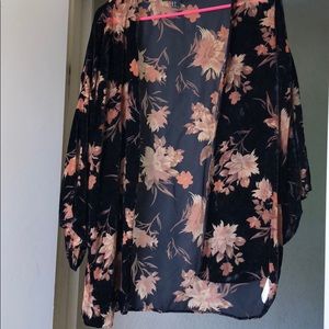 Velvet, fall inspired Kimono